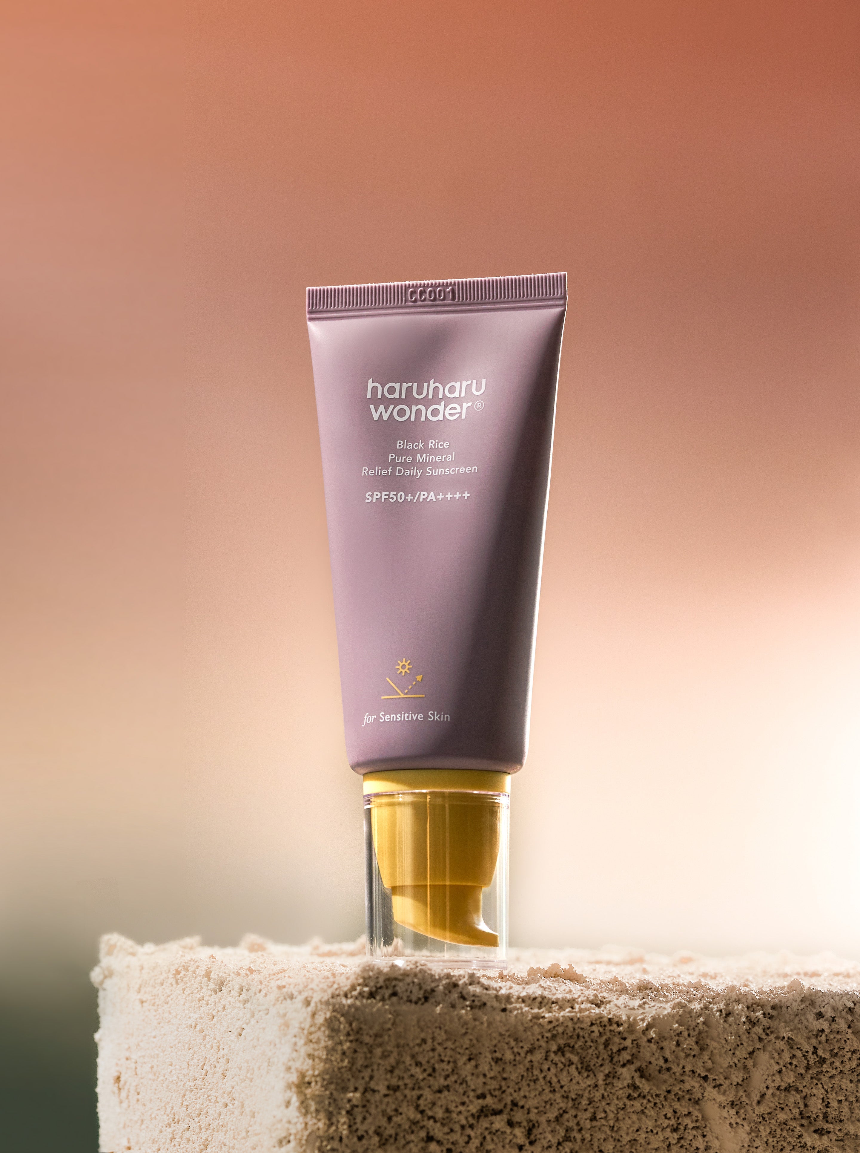 Haruharu Wonder - Black Rice Pure Mineral Relief Daily Sunscreen 50ml - Dolly Jolly