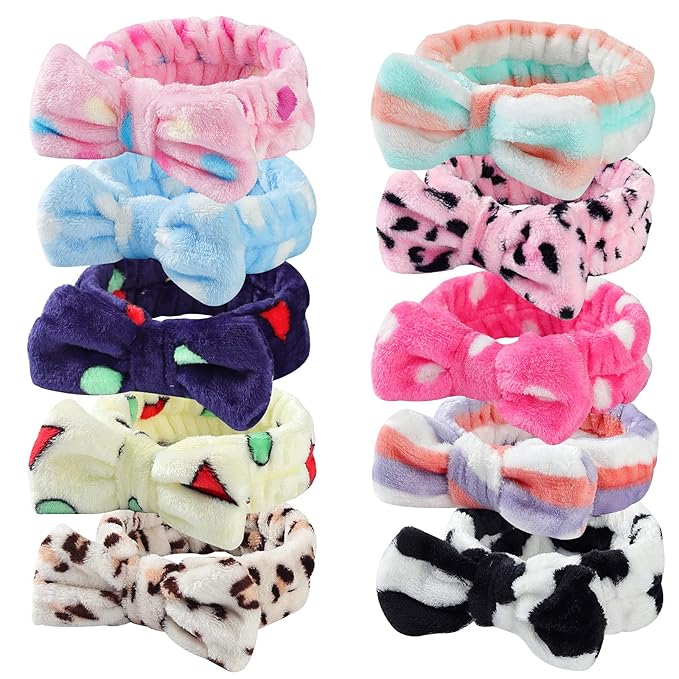 Bow Headbands Shower Spa Washing Face Hair Band - Dolly Jolly LLC