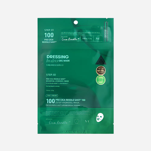 VT COSMETICS (1EA) PRO CICA REEDLE SHOT® 100 2STEP HYDROGEL MASK - Dolly Jolly
