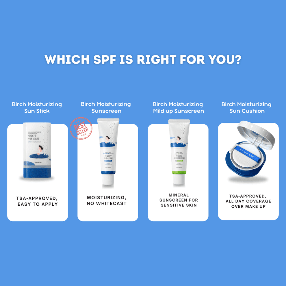 ROUND LAB - Birch Juice Moisturizing Sun Stick SPF50+ PA++++ - 19g - Dolly Jolly